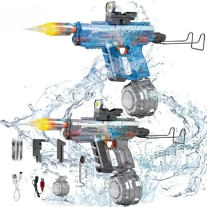 AquaPower : Pistolet à Eau Électrique Puissant et Recharge Rapide