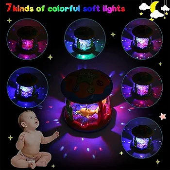 SpinJoy : Jouet Bébé avec Animaux Rotatifs & Musique Enchantée – Image 4
