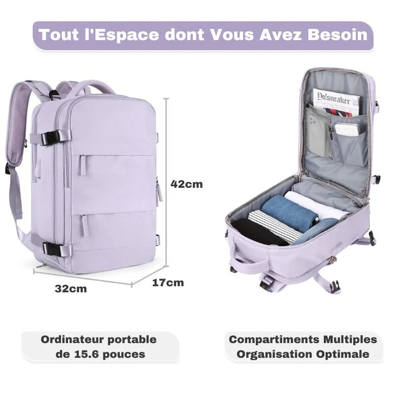 Sac à dos de voyage femme | LadyCase – Image 9