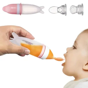 Biberon-cuillère en silicone | SweetSpoon