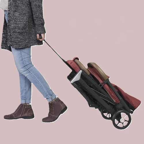 LightStroller - Rouge : La Poussette Légère et Pliable pour Tous les Déplacements – Image 4