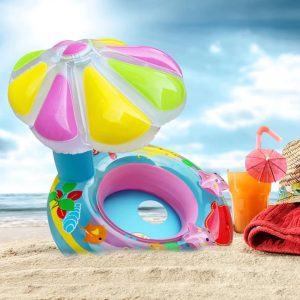 Mushroom Floaty :  Bouée Bébé avec Parasol et Siège de Sécurité
