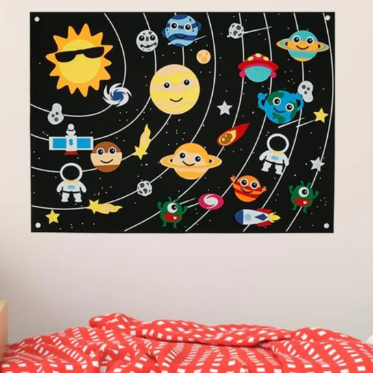 SpaceWallMat : Tapis en Feutrine Montessori – Image 3