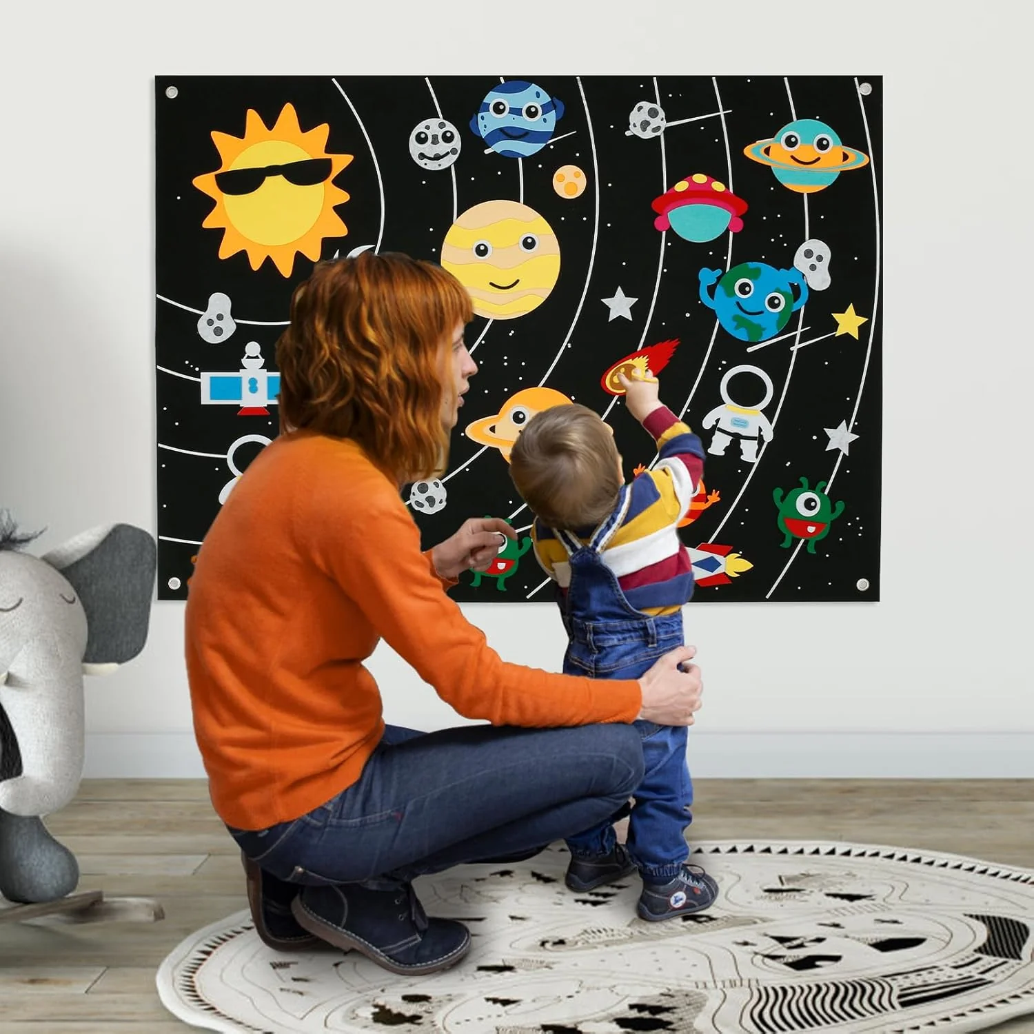 SpaceWallMat : Tapis en Feutrine Montessori – Image 4