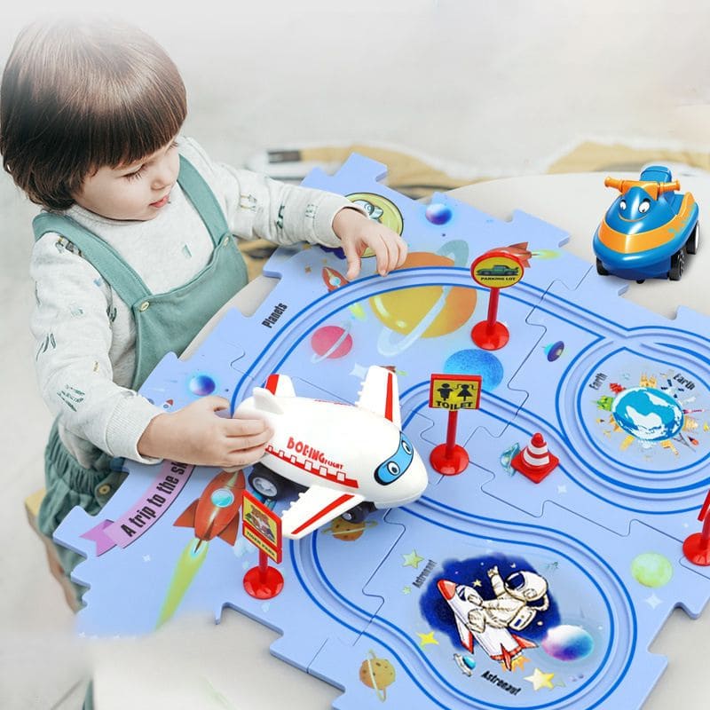 Circuit voiture enfant en forme de puzzle | PuzzleRide – Image 3
