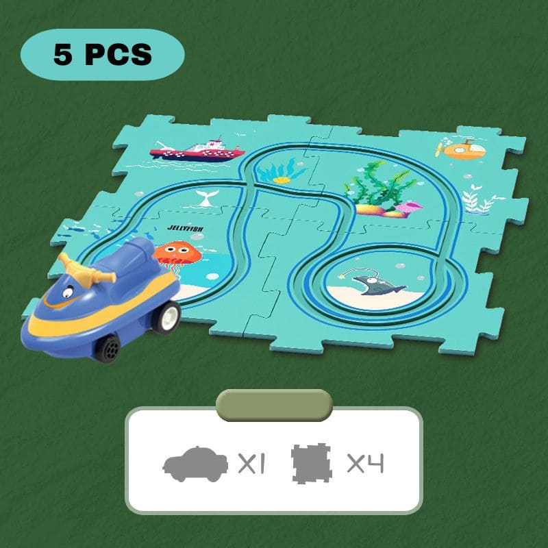 Circuit voiture enfant en forme de puzzle | PuzzleRide – Image 8
