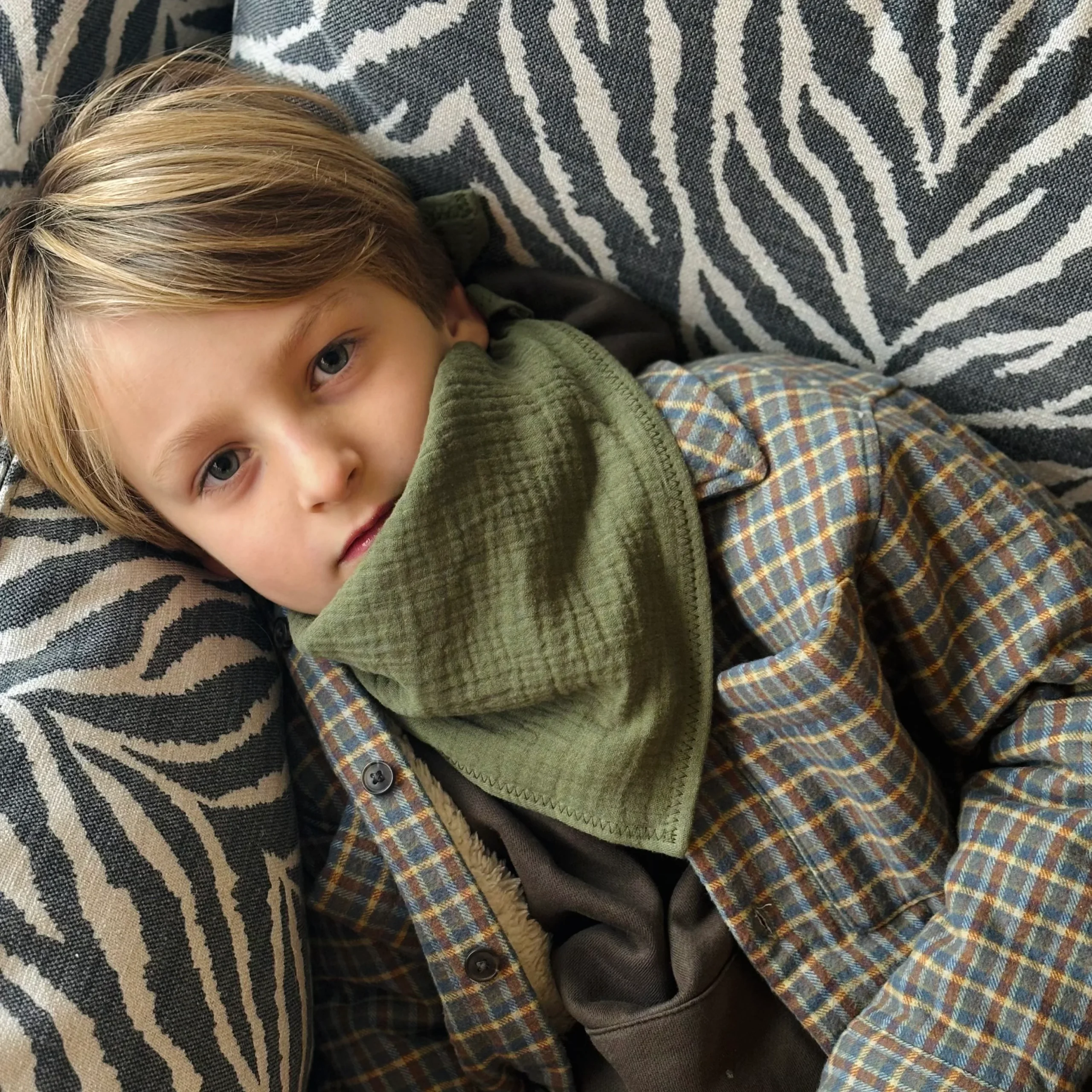 FOULARD VERT FONCÉ – Image 6
