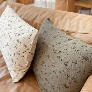 DUO COUSSINS PERSONNALISABLES - PETIT JOUR ET BONSOIR