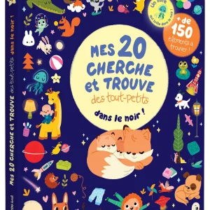 Mes 20 Cherche et Trouve des Tout-Petits – Qui brillent dans le noir ! 🌙✨- Livre