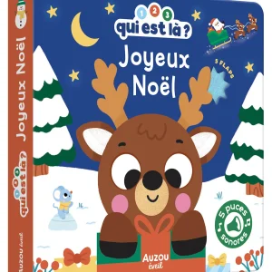 1, 2, 3, Qui est là ? – Joyeux Noël ! 🎄🦌- Livre