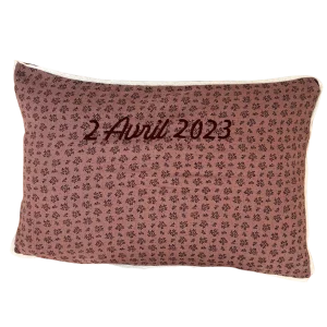 COUSSIN CHÂTAIGNE FLEURI "2 avril 2023"