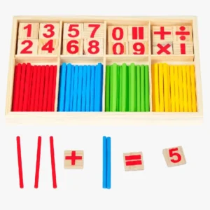 Bâtons de Comptage en Bois Montessori -  Intelligence Stick™
