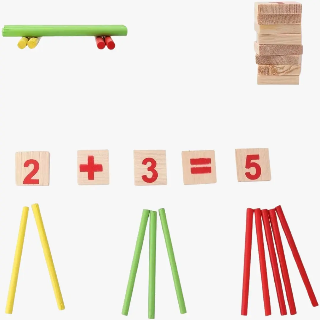 Bâtons de Comptage en Bois Montessori - Intelligence Stick™ – Image 5