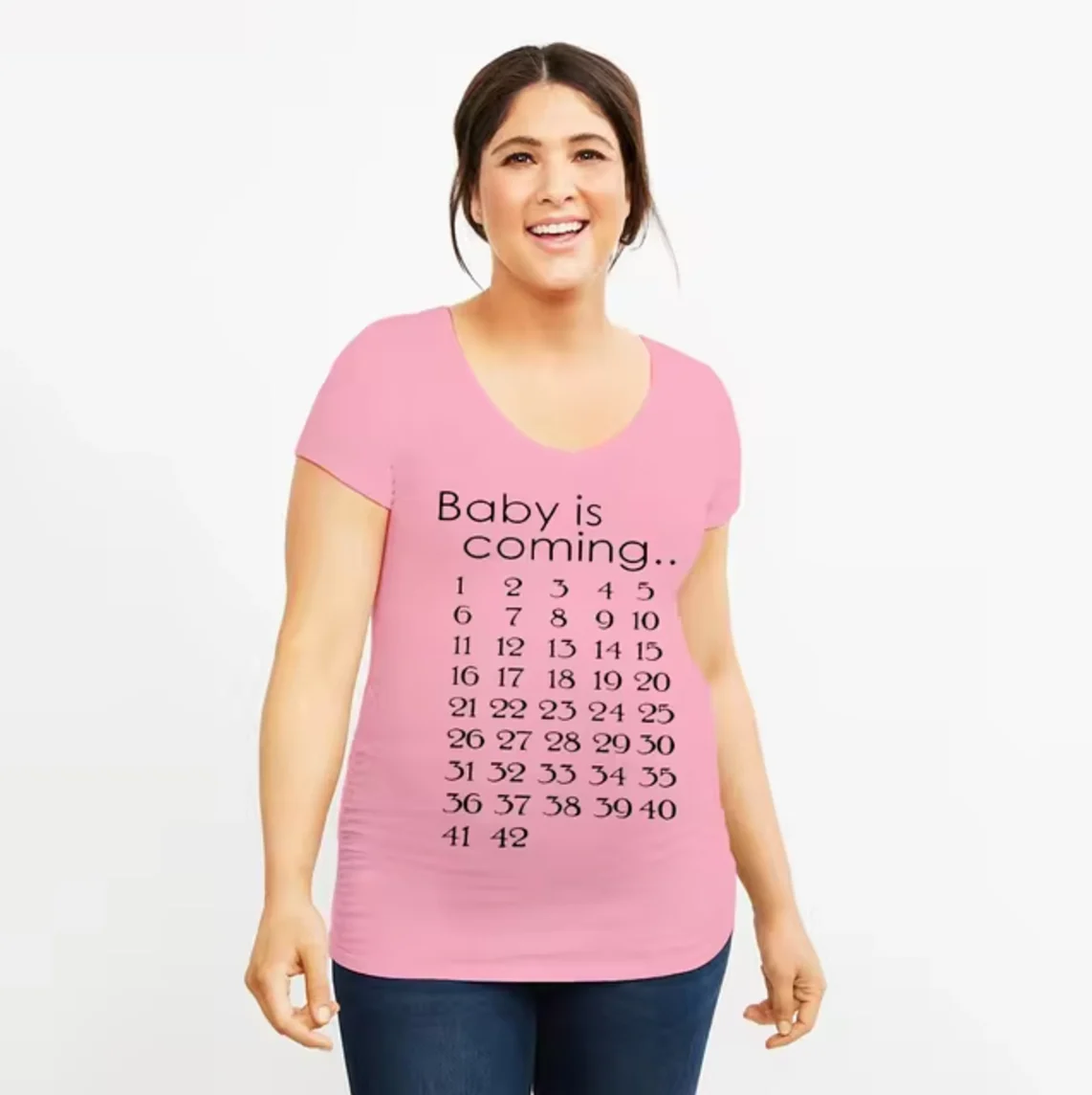 TSHIRT ANNONCE GROSSESSE COMPTE À REBOURS – Image 3