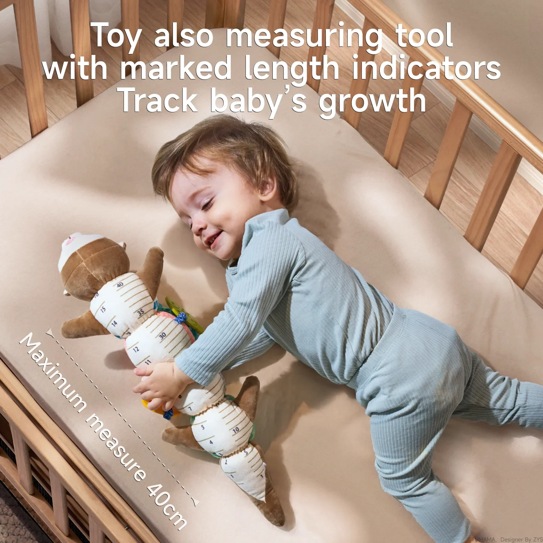 Peluche Loutre d’activités pour bébé - jouet sensoriel et d’éveil – Image 7