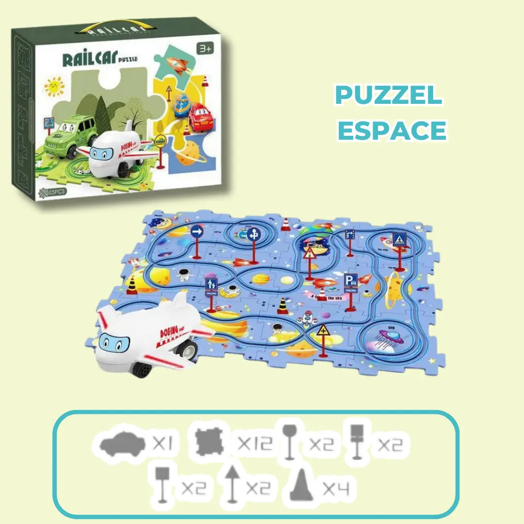 Circuit voiture enfant - RailCar Puzzel™ – Image 7
