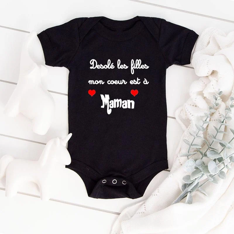 BODY BÉBÉ "MON COEUR EST À MAMAN/PAPA" – Image 7