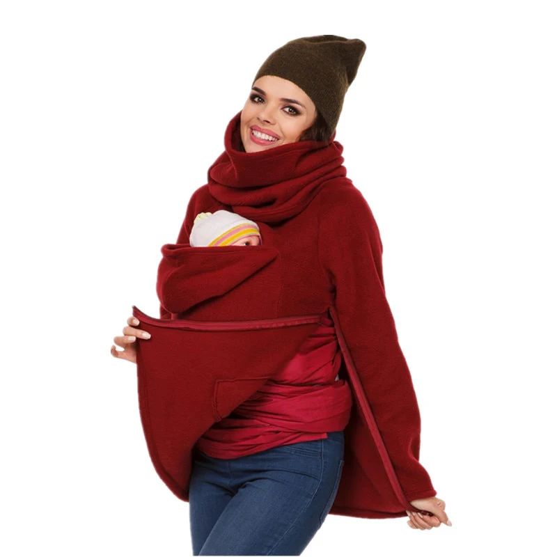 VESTE/PULL KANGOUROU PORTE BÉBÉ – Image 3