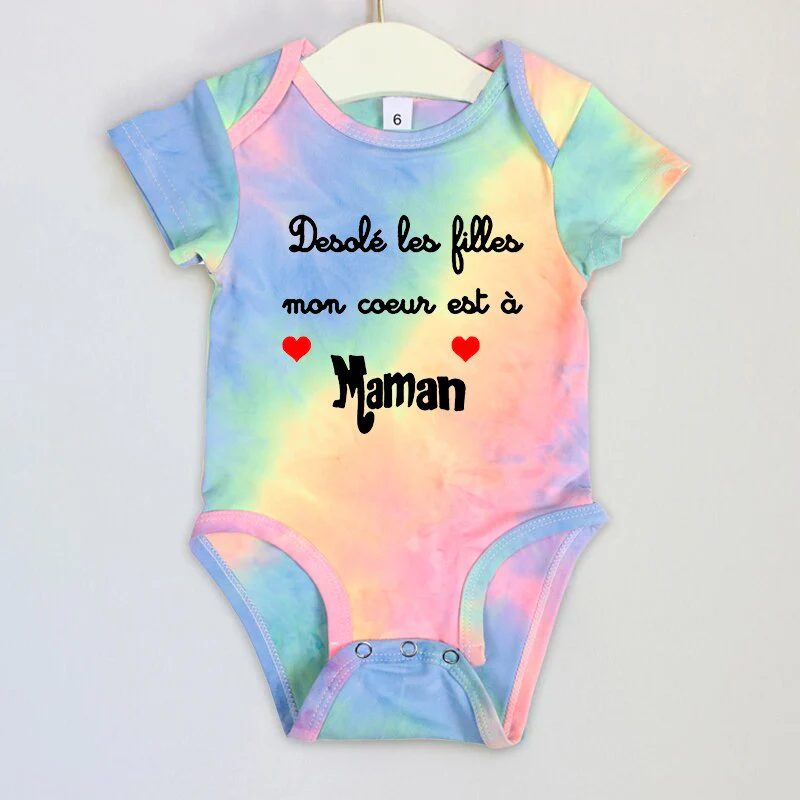 BODY BÉBÉ "MON COEUR EST À MAMAN/PAPA" – Image 5