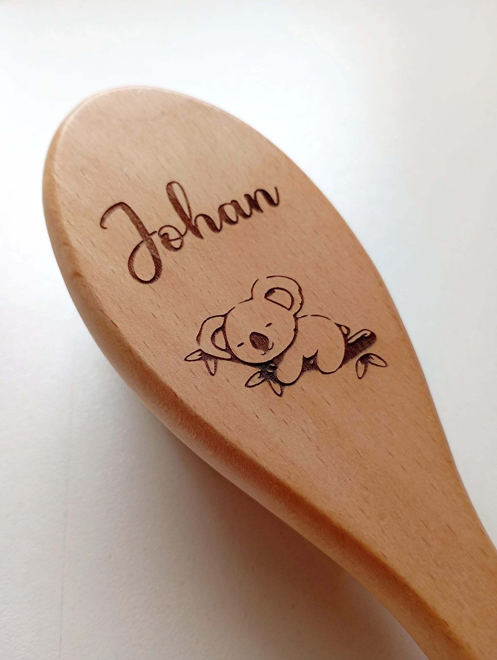 Brosse à cheveux picots en bois personnalisée – Image 7