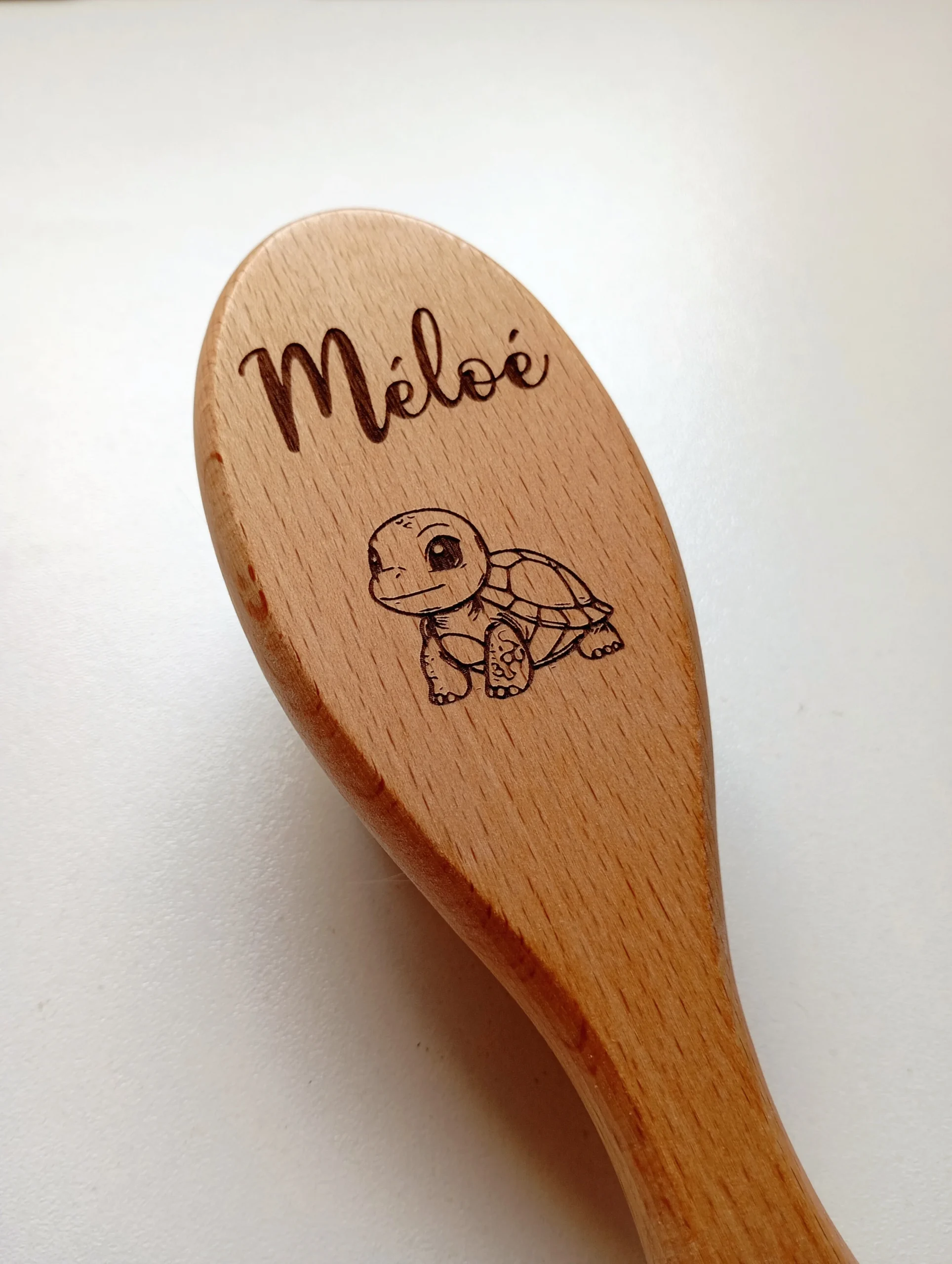 Brosse à cheveux picots en bois personnalisée – Image 8