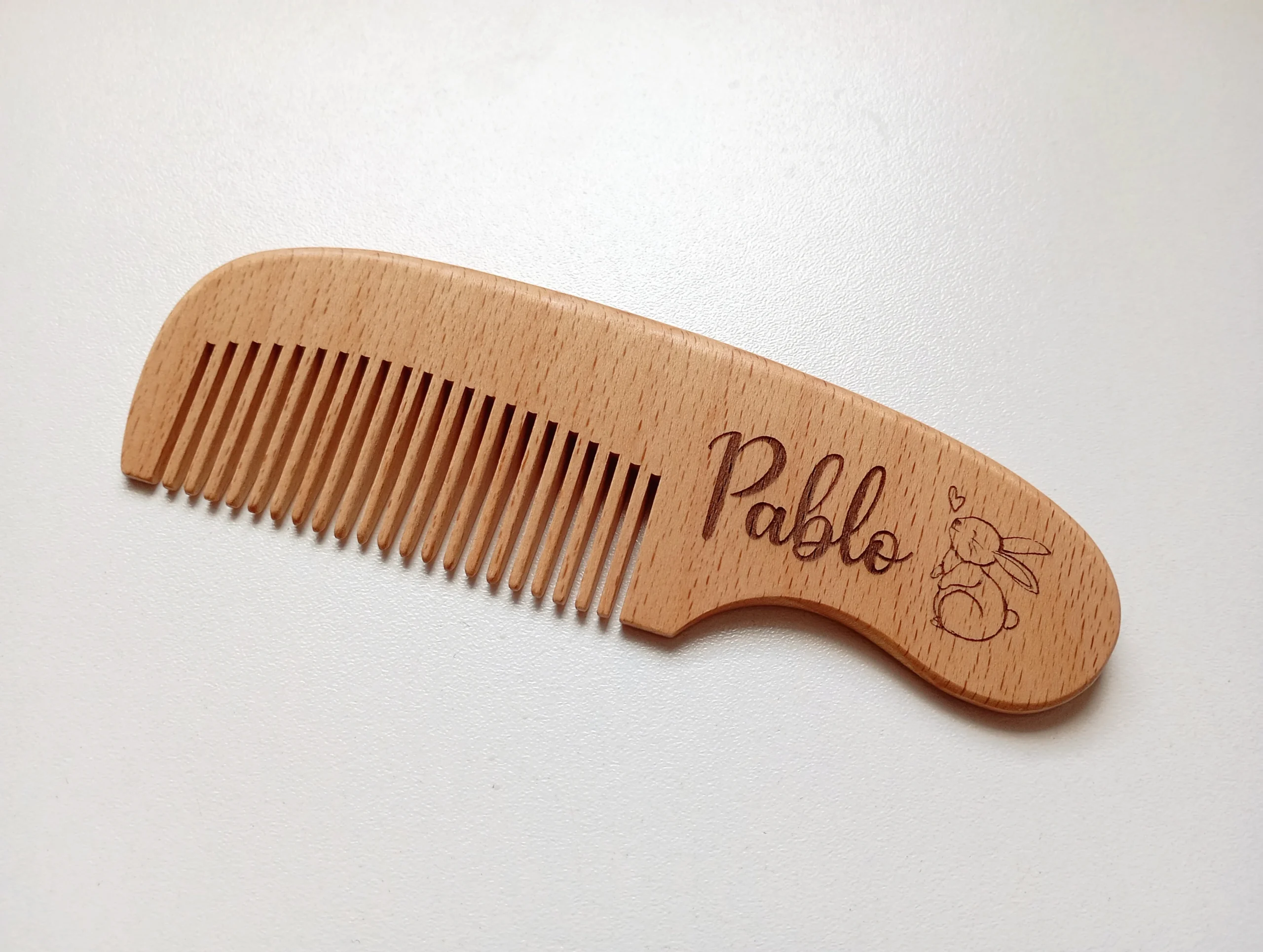 Peigne en bois personnalisé – Image 4