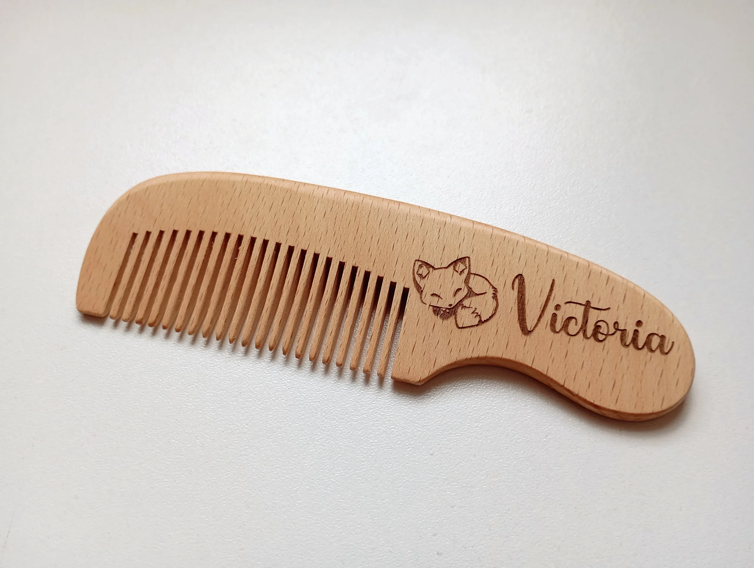 Peigne en bois personnalisé – Image 5