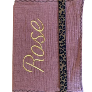 PROTÈGE CARNET DE SANTÉ "ROSE"