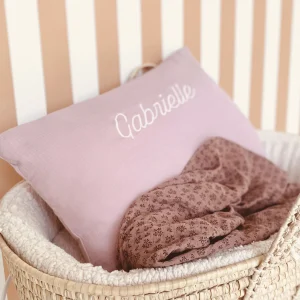 COUSSIN PERSONNALISABLE - DOUBLE GAZE POUDRE