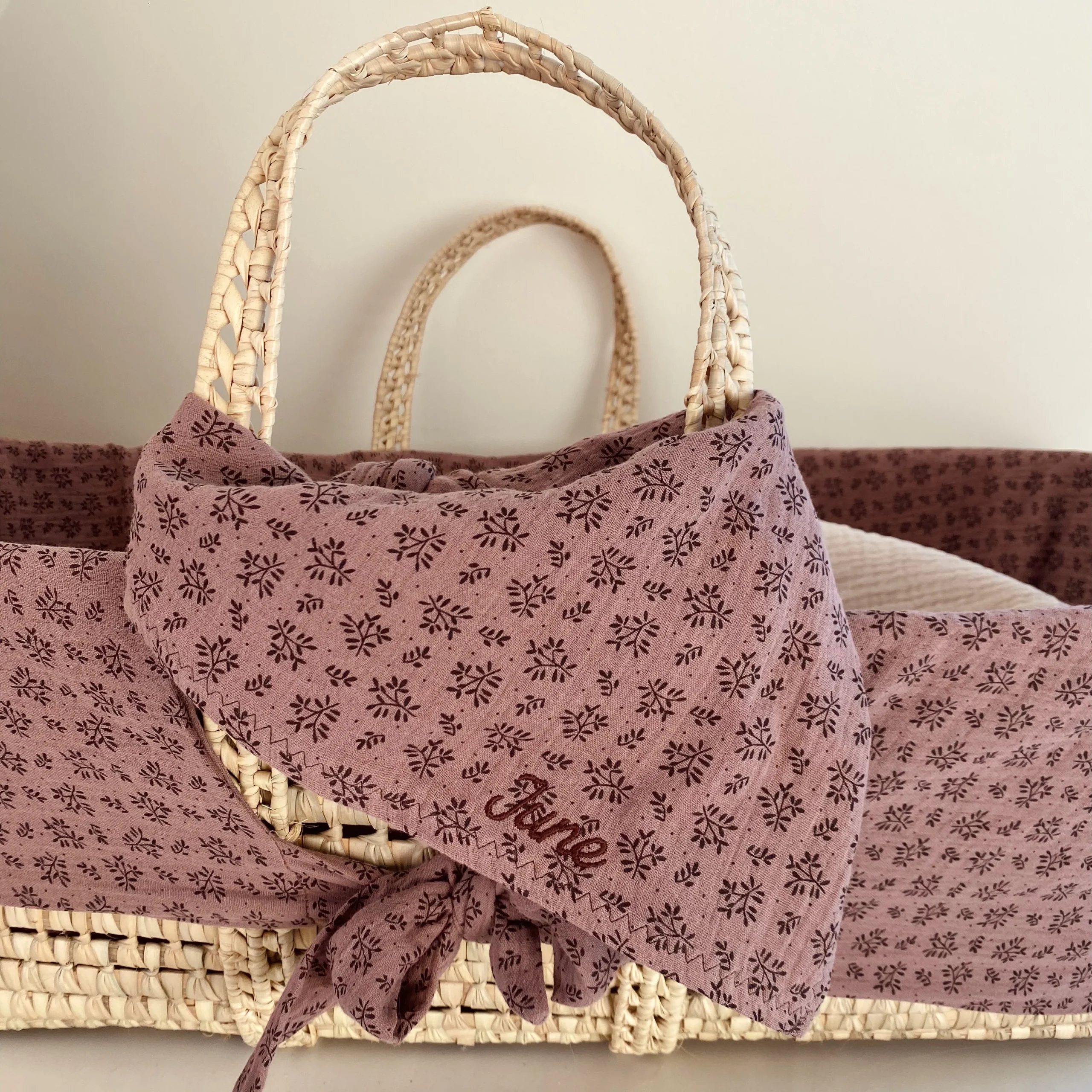 FOULARD CHÂTAIGNE FLEURIE – Image 5
