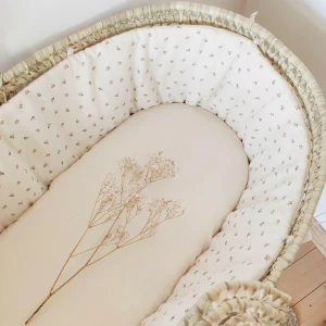 Couffin "Augustin" double gaze de coton BIO écru