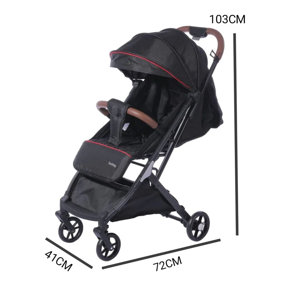 LightStroller - Noir : La Poussette Légère et Pliable pour Tous les Déplacements – Image 3
