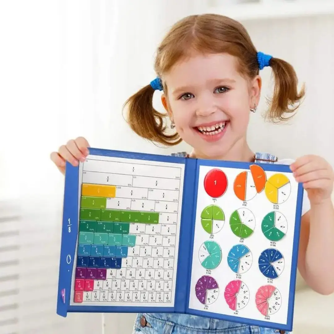 Jeu de Fractions Montessori - Fraction Game Zebra™ – Image 2