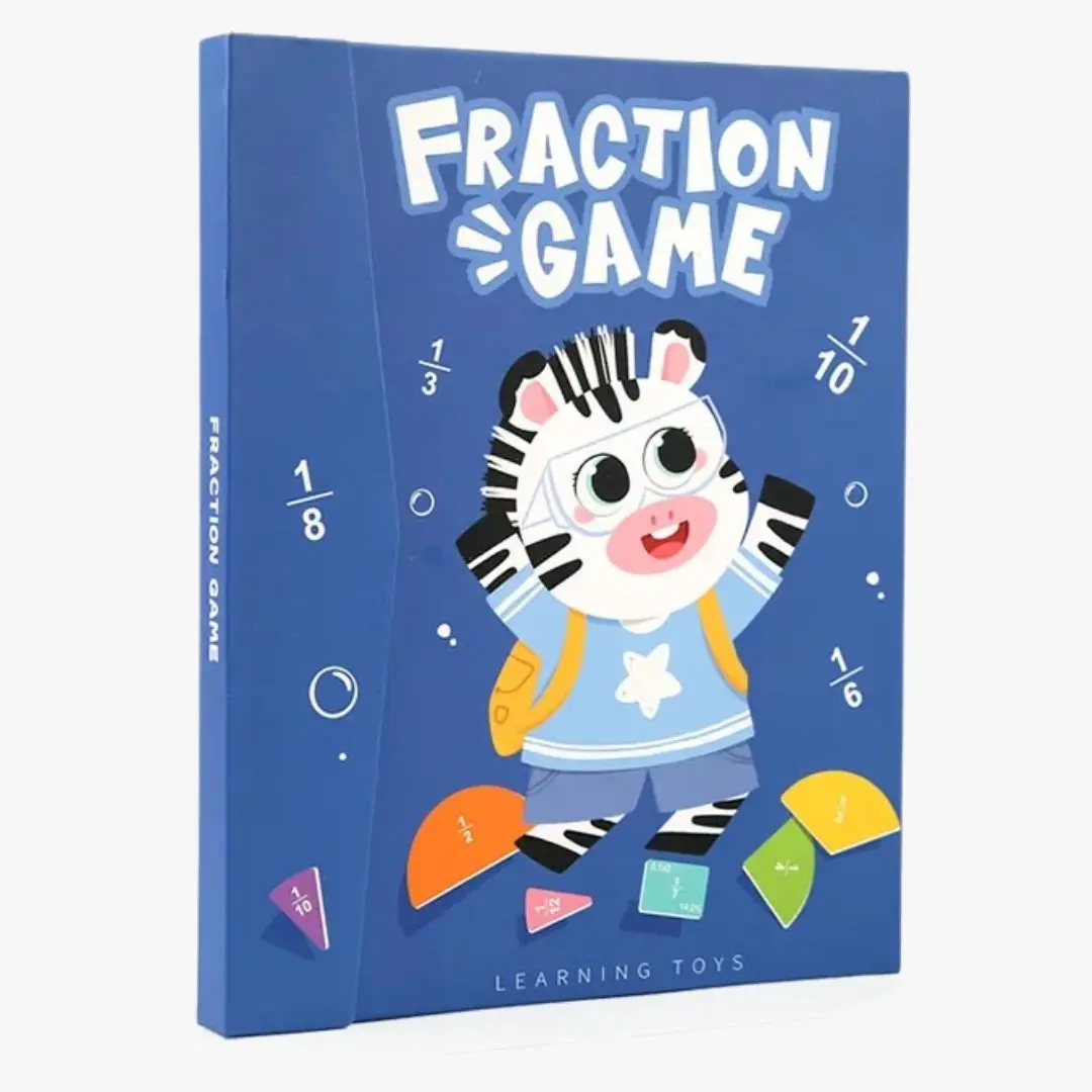 Jeu de Fractions Montessori - Fraction Game Zebra™ – Image 3