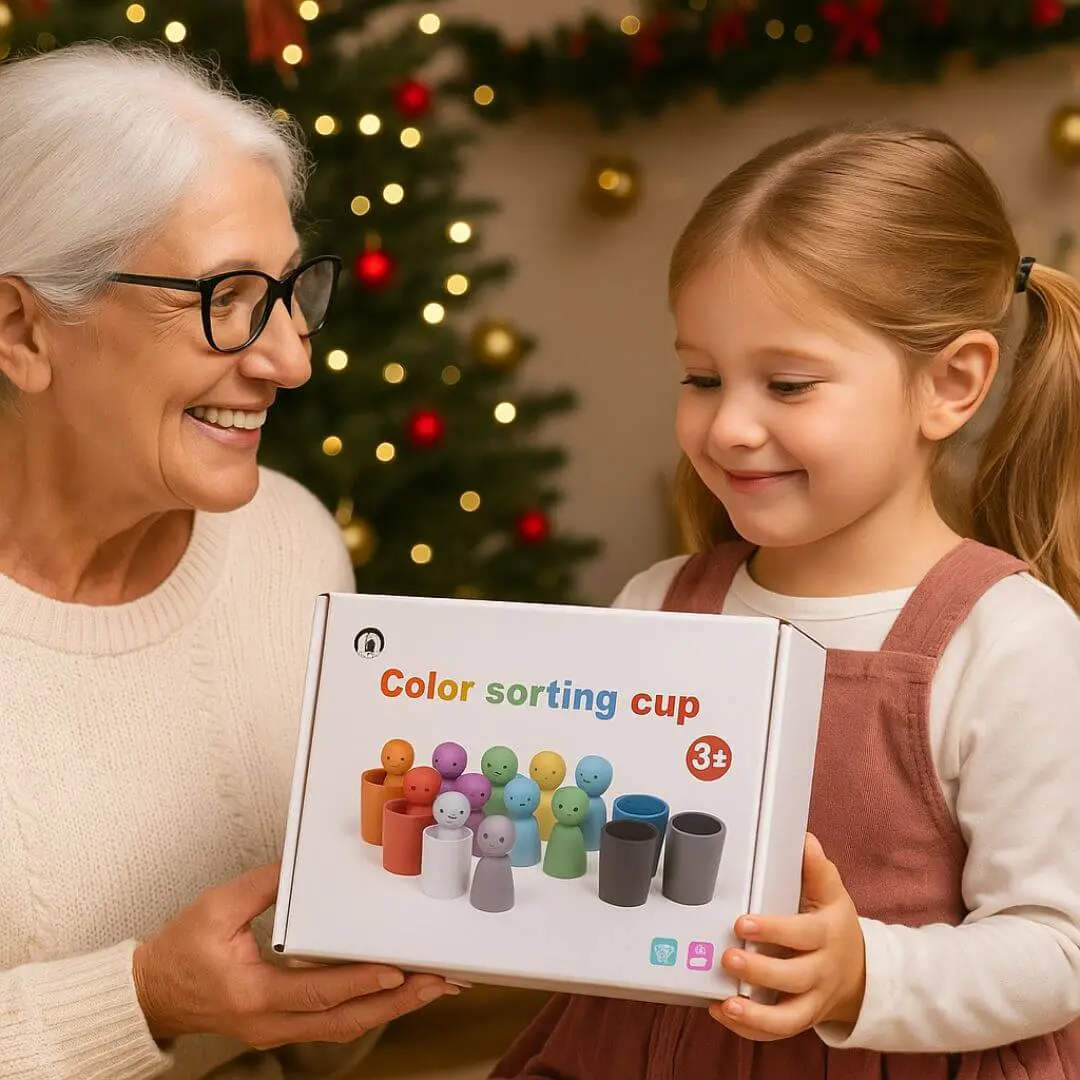Jeu en bois Montessori - Color Sorting Cup Montessori™ – Image 8