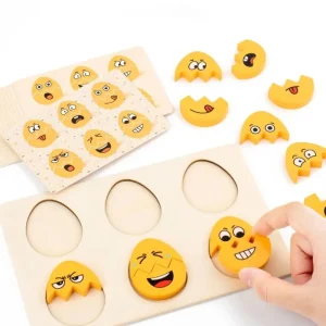 Jeux de Puzzle d'Émotions Montessori - EmotiFun™