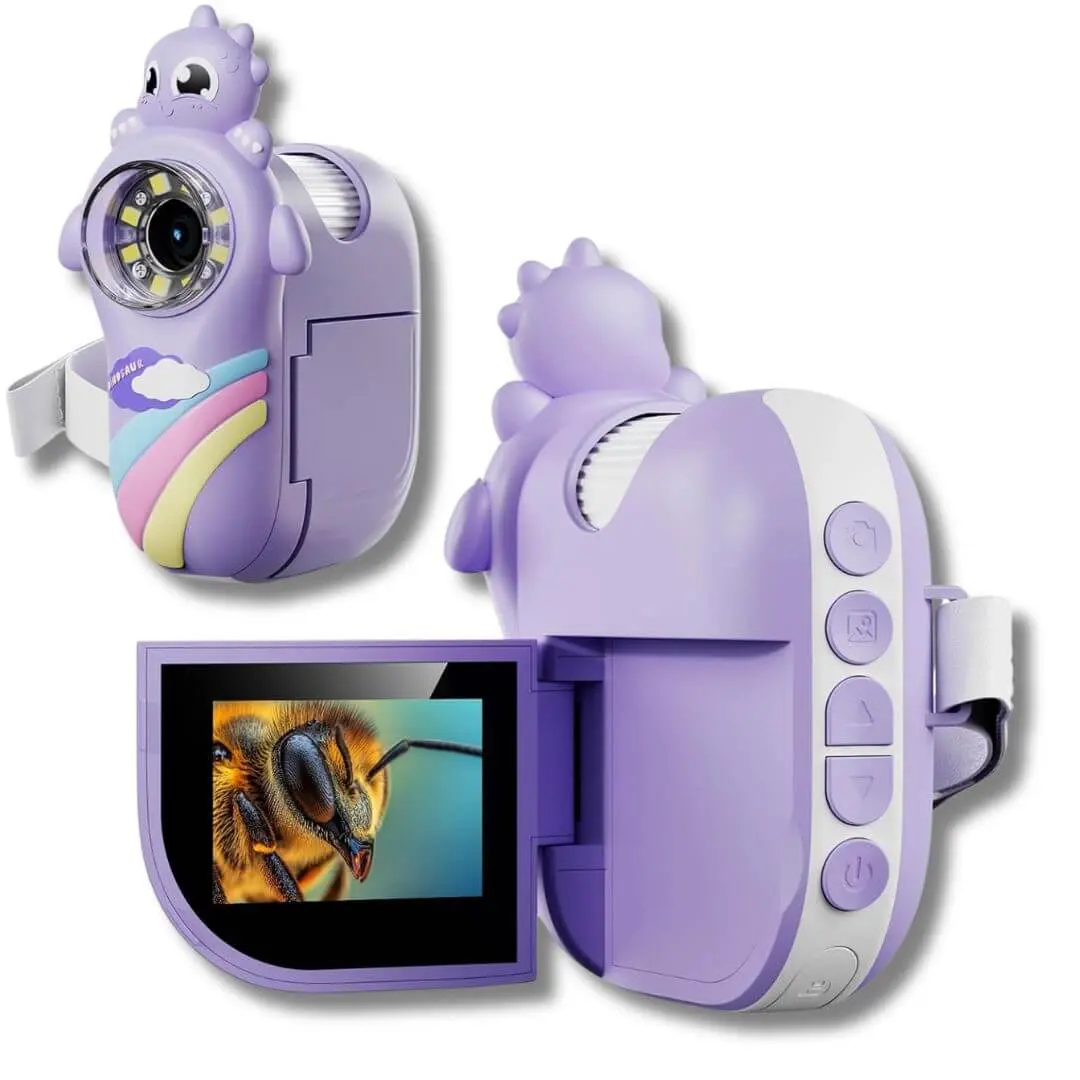 Microscope Électronique Enfant Violet 1000X - DinoScope™ – Image 3