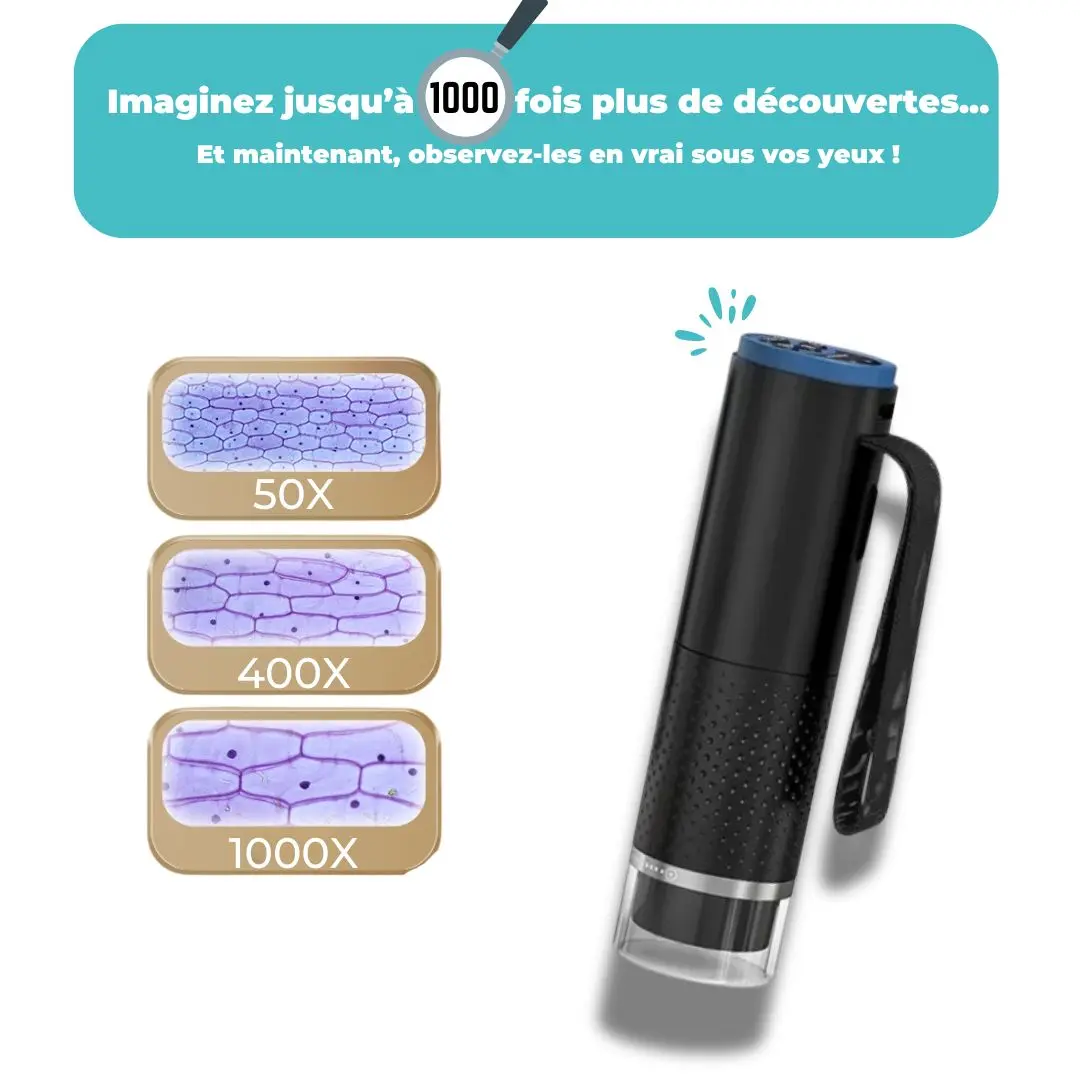 Microscope Électronique Portable WiFi 1000x – ZoomXpert™ – Image 6