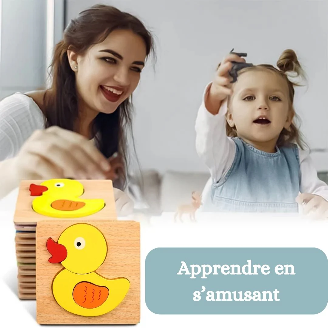 PUZZLE EN BOIS - AniPuzzle™ - CANARD – Image 3