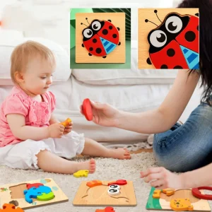 PUZZLE EN BOIS - AniPuzzle™ - COCCINELLE
