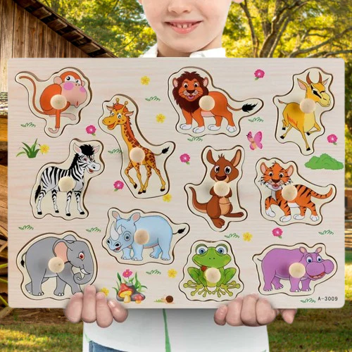 PUZZLE EN BOIS - FormiPuzzle™ - Animals A