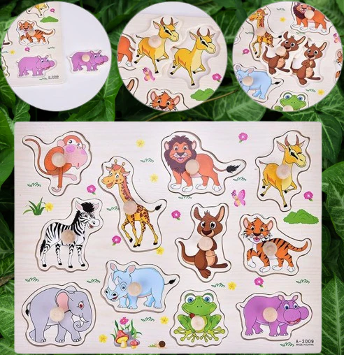PUZZLE EN BOIS - FormiPuzzle™ - Animals A – Image 3