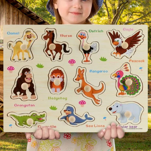 PUZZLE EN BOIS - FormiPuzzle™ - Animals B
