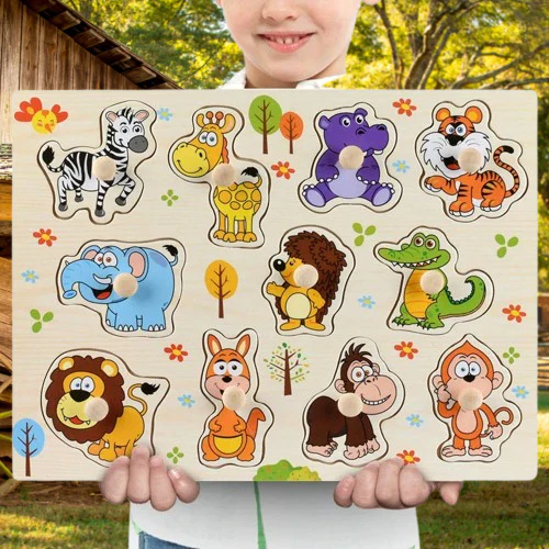 PUZZLE EN BOIS - FormiPuzzle™ - Animals C