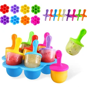 LOT DE 7 MOULES À GLACE POUR BÉBÉ