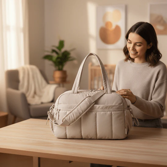 Sac à langer bébé à bandoulière avec grande capacité – Image 2