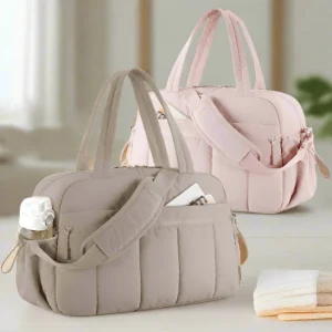 Sac à langer bébé à bandoulière avec grande capacité