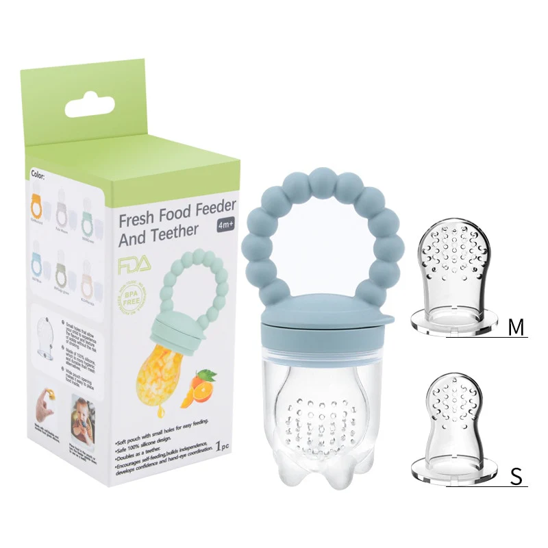 TÉTINE GRIGNOTEUSE DIVERSIFICATION ALIMENTAIRE + 3 EMBOUTS – Image 7