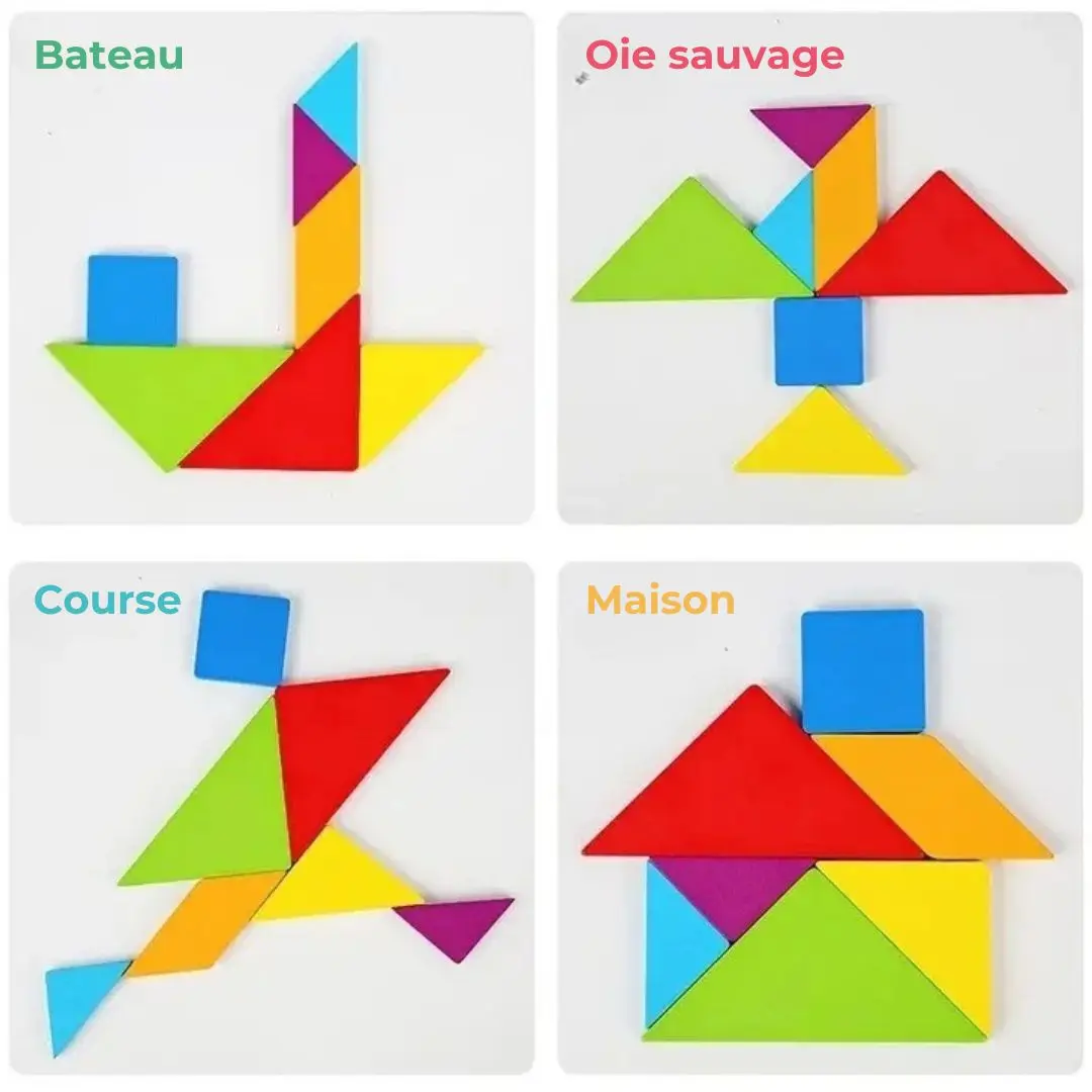 Tangram Montessori En Bois - Tangram Kids™ – Image 4
