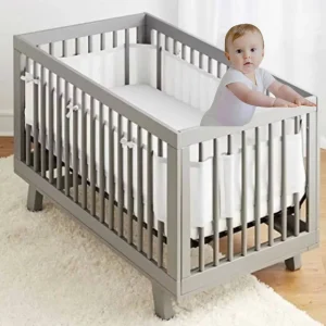 Tour de lit respirant - clair